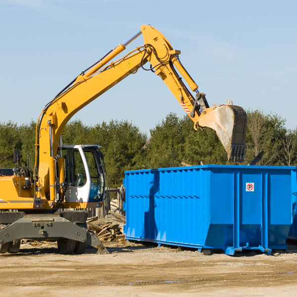 can i choose the location where the residential dumpster will be placed in Sacaton